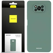 Spacecase SPACECASE SILIKONSKI OVITEK POCO X3 PRO NFC TEMNO ZELEN, (21964410)