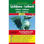 Llubljana - Laibach 1 : 10 000. City Pocket + The Big Five, wasserfest