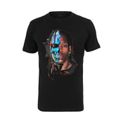 Half Face Tee Black