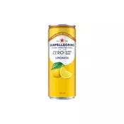 Sanpellegrino Gazirani sok Limonata Zero, Limun, 0.33 l