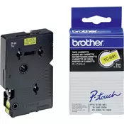 Brother Print traka Brother TC-691,TC691, 9 mm, boja trake/slova: žuta/crna, TC plastificir