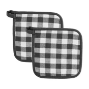Bombažne kuhinjske rokavice v kompletu 2 ks Gingham – Tiseco Home Studio