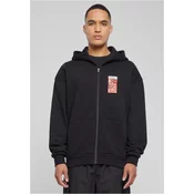 Puffer Peace Heavy Oversize Zip Hoody black