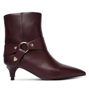 Škornji LOVE MOSCHINO JA21077G0PIA0552 Bordo rdeča
