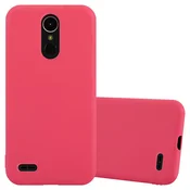 Cadorabo CADORABO Ohišje, združljiv z LG v Candy Red - Zaščitni pokrov iz fleksibilnega silikona TPU, (20573899)