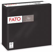 FATO STAR Salvete 38x38cm, Paket 30x40 komada, Crne