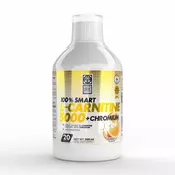 100% Smart L-Carnitine 3000 + Chromium - 500 ml -