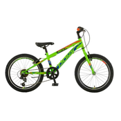 Otroško gorsko kolo Polar Sonic 20 (Shimano), zelen-oranžen-moder