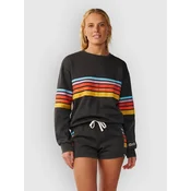 Rip Curl Surf Revival Relaxed Crew Sweater washed black
