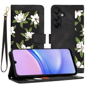 Etui Techsuit FlipCraft za Samsung Galaxy A15 - flowers of the dawn