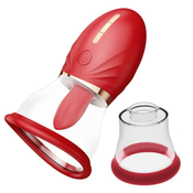 Realov Adoramar Magic Tongue Pleasure 2 Cups Red