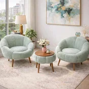 ATELIER DEL SOFA Fotelje i klub stocic Lida Wellsoft Green