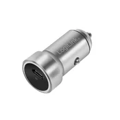 Avto polnilec 12V/24V = USB-C LogiLink 20W 2x USB PD (PA0260) EOLS-P