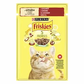 FRISKIES Sos za odrasle macke sa ukusom govedine, 90g
