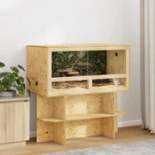 vidaXL Terarij Rjava 100 x 50 x 100 cm OSB
