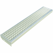 Normirana stopniščna rešetka zunanja mera 700x305 mm, zanka 33x33 mm