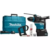 Akumulatorski elektro-pneumatski cekic / bušilica SDS-Max Makita HR005GM202; 40V XGT; 2x4,0Ah