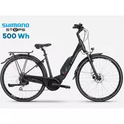 Bicikl Montana OLMO e-bike E-VICO CITY+ LowSTEP Midnight Shimano STEPS 500Wh