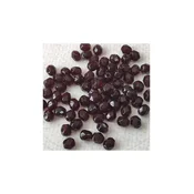Ceške perle polirane 6 mm garnet