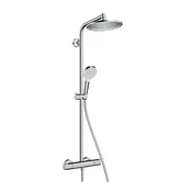 slomart Hansgrohe Crometta S tuš sistem, 2 glavi, stenski, krom