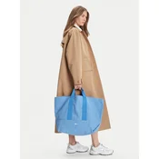 Tommy Jeans Ročna torba Tjw Tote Edition Canvas AW0AW17542 Modra