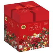 PUZZLE 1000 KOM CHRISTMAS CHRISTMAS FLOWERS INTERDRUK