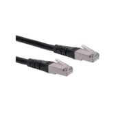 ROLINE S/FTP (PiMF) Patch Cord, Cat.6, black 15.0m