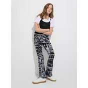 Sinsay - Flare tajice sa tie-dye uzorkom - crno