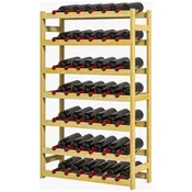 Homestar Stojalo za vino 63x25x102 cm naravno
