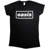 Oasis Decca Logo Black M Ženske Majica