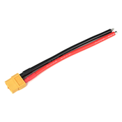 Pozlačen ženski konektor XT-60 s kablom 12AWG dolžine 12 cm