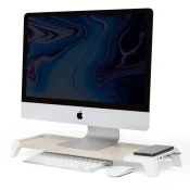 Stojalo in USB hub z hitrim brezžičnim polnjenjem za monitor Pout Eyes8