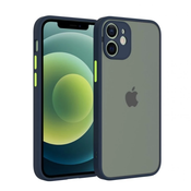 CELLECT Plastika matt case iPhone 16e Plavo-zelena