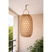 Bali - Rucni rad Luster, Ratan, 25 cm, Krem
