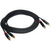 Kabel Master Audio - RCA620/5, 2x RCA/2x RCA, 5m, crni