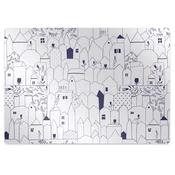 Decormat Podloga za stol Sketched city 120x90 cm 15 cm