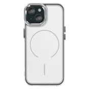AVIZAR Ovitek MagSafe za iPhone 15 Plus/14 Plus, ojačana dvomaterialna zaščita, Bela, (5000189220)