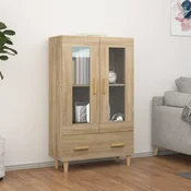 Vidaxl vidaXL Visoka omarica sonoma hrast 70x31x115 cm, material na osnovi lesa