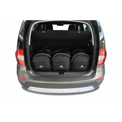 KJUST Komplet 3 kosov potovalnih torb SPORT za SKODA YETI 2009-2017