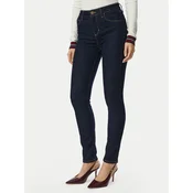 Guess Jeans hlače W6BAJS D2305 Mornarsko modra Skinny Fit