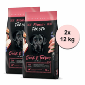 Fitmin dog For Life Duck & Turkey 2 x 12 kg