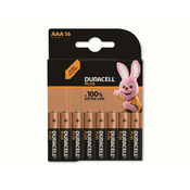 Duracell Alkalne baterije Duracell Basic LR03/AAA 16 kos