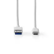 Nedis CCGW61600WT10 USB 3.2 Gen 1, USB-A priključak - USB-C (USB C) priključak kabel, 60W, 1m