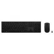 Lenovo 4X31K03931 tipkovnica Miška vključena Brezžični RF + bluetooth Angleška (ZDA) Črna