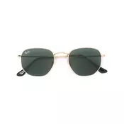 Ray-Ban - hexagonal frame sunglasses - unisex - Metallic