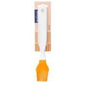 Orion Silikonski čopič za peko, 22 cm, belo-oranžen