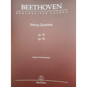 BEETHOVEN:STRING QUARTETS OP.74 & OP.95 CRITICAL COMMENTARY