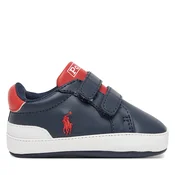 Mehki čeveljčki za dojenčke Polo Ralph Lauren Heritage Court II Baby RL03389410 Mornarsko modra