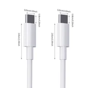 INF 3M kabel za hitro polnjenje, 2 paketa kablov USB C v USB C PD 60 W, (21740701)