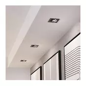 Eglo 902284-komplet 3xLED vgradno stropno svetilo SALICETO LED/4,8W/230V 8,8x8,8cm črna